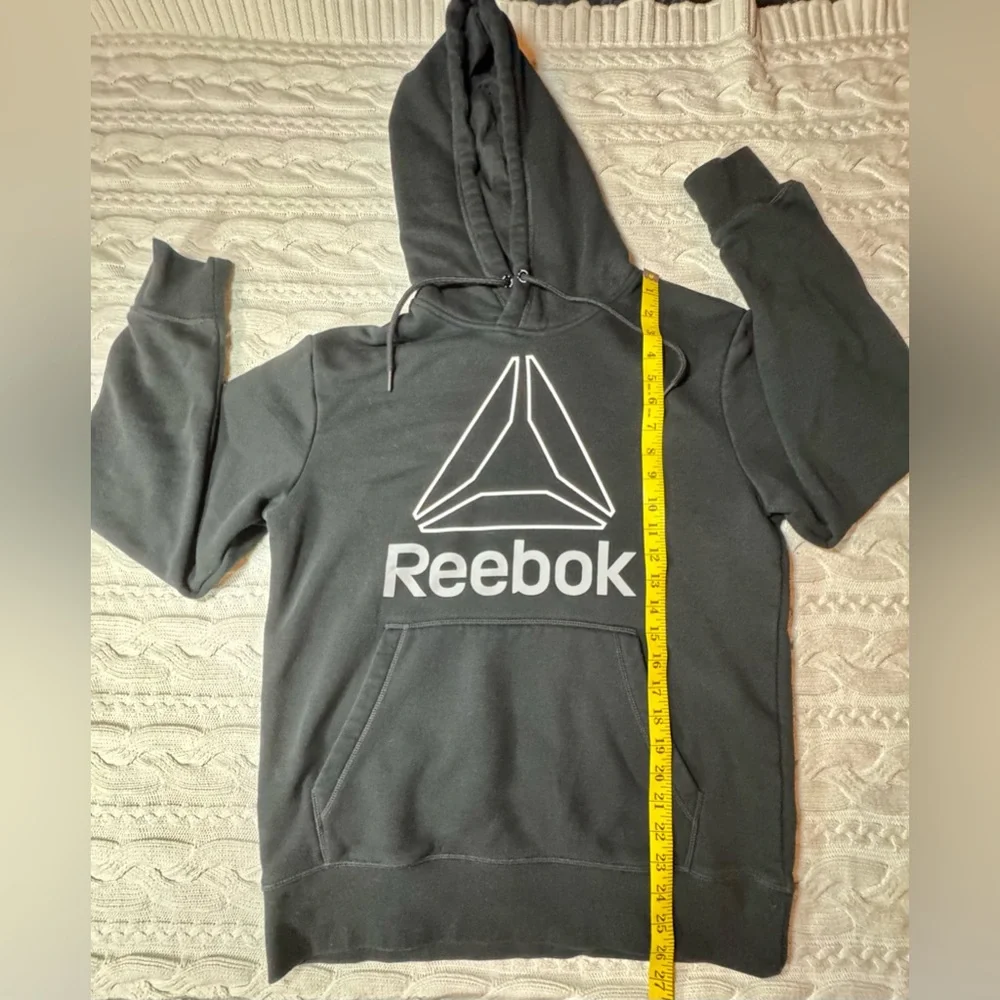 Reebok Men's Black Hoodie Sweatshirt #1022